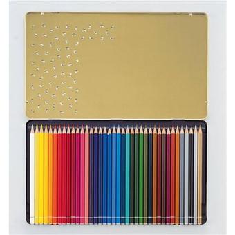 crayons de couleur boite metal
